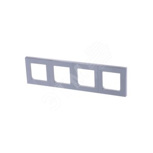 ABB Levit Серый / белый Рамка 4-ая | 3901H-A05040 16W | 2CHH015040A6016 | ABB - фото 2