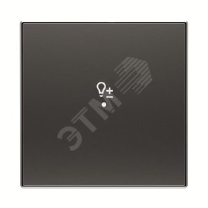 SRD-1-85NS Клавиша одинарная free@home, SKY, светорегулятор, черный бархат|2CLA852625A1501| ABB 2