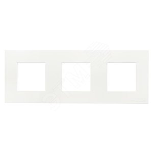 ABB Zenit Альп. белый Рамка базовая 6 мод | N2273.1 BL  | 2CLA227310N1101 | ABB - фото 2