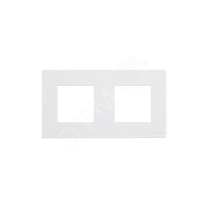 ABB Zenit Альп. белый Рамка 2-я (2+2 мод) | N2272 BL | 2CLA227200N1101 | ABB - фото 3