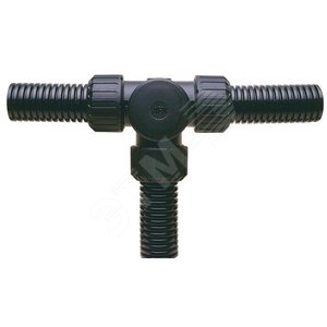Фитинг AR, Т-образный, нейлон/ацеталь, черный, d13, AR13X3/T/BL, 10 шт. (AR13X3/T/BL) - ABB