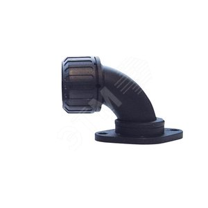 Фитинг ASF, 90° с фланцем, нейлон, черный, d16, ASF16/FL/C90/BL, 10 шт. (ASF16/FL/C90/BL) - ABB