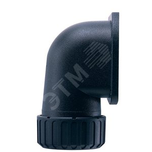 Фитинг ASF, 90° с фланцем, нейлон, черный, d34, ASF34/FL/90/BL, 10 шт. (ASF34/FL/90/BL) - ABB