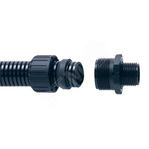 Фитинг ASF, прямой, нейлон, черный, резьба M32, d34, ASF34/M32/A/BL, 10 шт. (ASF34/M32/A/BL) - ABB