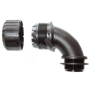 Фитинг PVC XF, 90°, нейлон, черный, резьба M20, d16, XF16/M20/C90/BL, 10 шт. (XF16/M20/C90/BL) - ABB