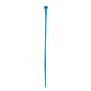 Стяжка кабельная, стандартная, полиамид 6.6, голубая, TY125-18-6 (1000шт)