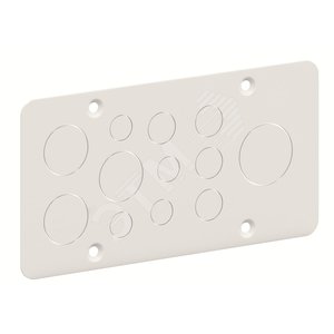 CZF11 Фланец для метрических сальников метал. 4xM16, 4xM20, 3xM32, 1xM40 | ZP61 | 2CPX052441R9999 | ABB - ABB