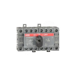 Реверсивный рубильник OT40F4C до 40A 4-полюсный (с резерв. ручкой) | 1SCA104934R1001 | ABB 2