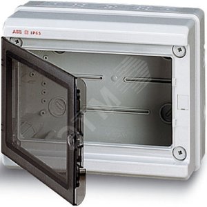 EUROPA IP65 бокс настенный 275х220х140мм ШхВхГ прозр.дверь серый | LUC 12 792 | ABB - фото 2