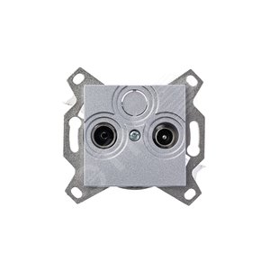 ABB Levit Серебро Розетка TV-R оконечная | 5011H-A03503 70W | 2CHH083503A6070 | ABB - фото 5
