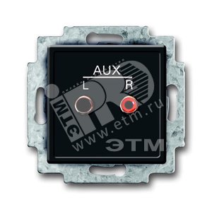 Механизм аудио-входа с суппортом, стерео | 8200-0-0108  | 2CKA008200A0108 | ABB - ABB