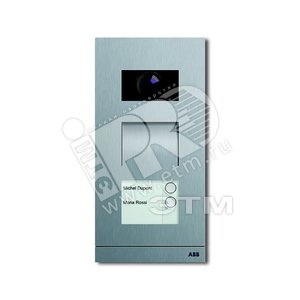 Станция вызывная, видео, двухкл., сталь | 8300-0-0174 | ABB