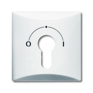 Плата центральная (накладка) с поворотной ручкой, серия Allwetter 44, цвет слоновая кость | 1710-0-2249  | 2CKA001710A2249 | ABB 2