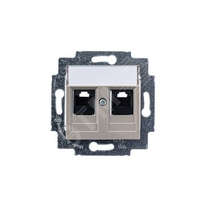 ABB Levit Кофе макиато Розетка комп. 2-ая 2хRJ45 категория 5e | 5014H-A51018 18W | 2CHH295118A6018 | ABB - фото 5
