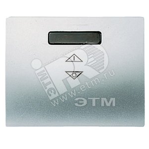 Клавиша с ИК-приёмником для механизма клавишного светорегулятора, серия OLAS, цвет титан - ABB