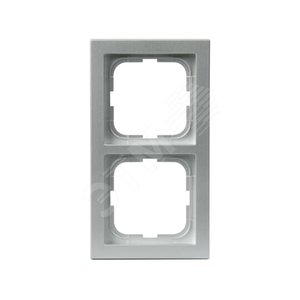 Рамка 2-постовая, серия Impressivo, алюминий | 1722F85-83  | 2TKA000335G1 | ABB 2