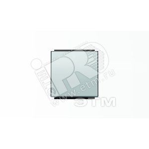 Клавиша для 1-клавишных выключателей/переключателей/кнопок с символом I/O, серия SKY, цвет серебристый алюминий|2CLA850120A1301| ABB