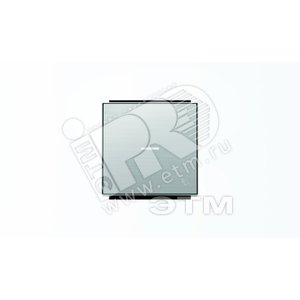 Клавиша для 1-клавишных выключателей/переключателей/кнопок с символом ЗВОНОК и линзой подсветки, серия SKY, цвет нержавеющая сталь|2CLA850430A1401| AB