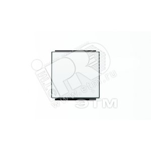 Клавиша для 1-клавишных выключателей/переключателей/кнопок с символом СВЕТ и линзой подсветки, серия SKY, цвет альпийский белый|2CLA850440A1101| ABB