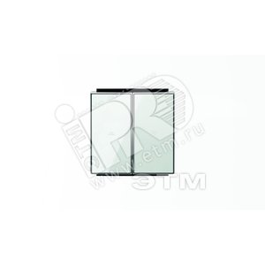 Клавиша для механизма выключателя жалюзи 8144 и 8144.1, серия SKY, цвет стекло белое|2CLA854400A2101| ABB
