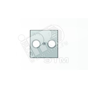 Накладка для TV-R-SAT розетки SKY серебристый алюминий (8550.1 PL)