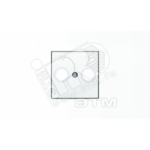 Накладка для TV-R розетки, серия SKY, цвет альпийский белый|2CLA855000A1101| ABB