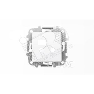 Накладка для механизма медиа-комбайна арт.9368.3, серия SKY, цвет альпийский белый|2CLA856830A1101| ABB