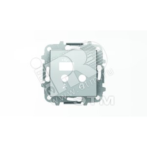 Накладка для механизма медиа-комбайна арт.9368.3, серия SKY, цвет серебристый алюминий|2CLA856830A1301| ABB