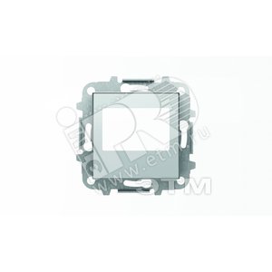 Накладка для механизма цифрового FM-радио арт.9368 и/или механизма (блока) ДУ арт.9368.2, серия SKY, цвет серебристый алюминий|2CLA856800A1301| ABB