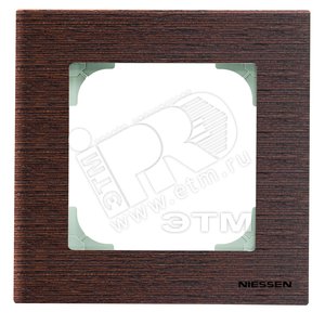 Рамка 1-постовая, серия SKY, цвет дерево венге|2CLA857100A2101| ABB