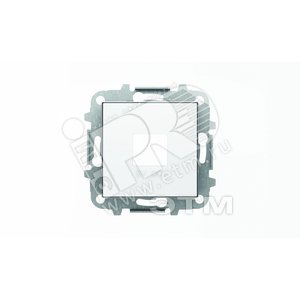 Накладка для механизмов зарядного устройства USB, арт.8185, серия SKY, цвет альпийский белый