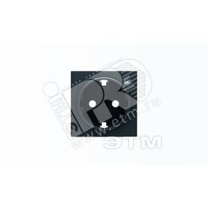 Накладка для розетки SCHUKO с линзой для контрольной подсветки, серия SKY, цвет черный барх. - ABB