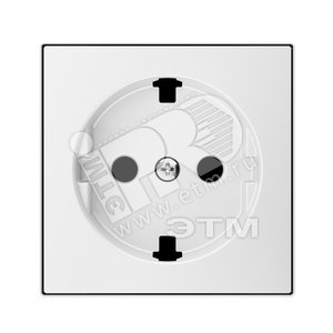 Накладка для розетки SCHUKO с плоской поверхностью, серия SKY, цвет альпийский белый|2CLA858890A1101| ABB