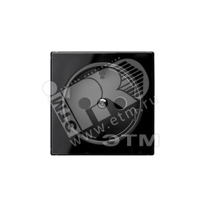Накладка для розетки SCHUKO SKY стекло черное (8588 CN) - ABB