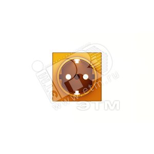 Накладка для розетки SCHUKO, серия SKY, цвет оранжевый|2CLA858890A1001| ABB - ABB