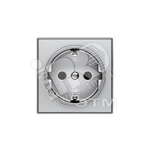 Накладка для розетки SCHUKO SKY серебристый алюминий (8588 PL) - ABB