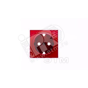 Накладка для розетки SCHUKO SKY красный (8588 RJ) - ABB