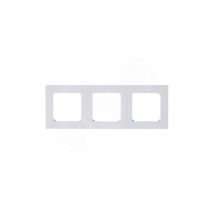ABB Levit Белый / белый Рамка 3-ая | 3901H-A05030 03W | 2CHH015030A6003 | ABB - фото 5