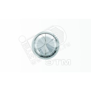 Клавиша для 2-клавишных выключателей/переключателей/кнопок, серия SKY Moon, кольцо хром