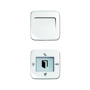 DURO Центральная накладка альпийский белый