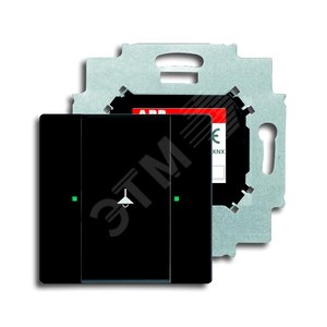 6125/01-885-500 Сенсор 1-кл. с коплером в комплекте, черный бархат | 6115-0-0215  | 2CKA006115A0215 | ABB 2