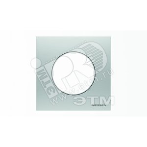 Рамка 1 пост SKY Moon нержавеющая сталь (8671 OX) - ABB