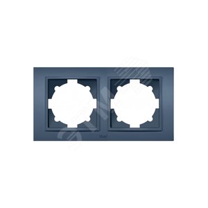Zena синяя рамка 2 постовая (500-012110-226) - ABB