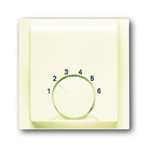 Плата центральная (накладка) для мех. терморегулятора (термостата) 1094 U, 1097 U, серия impuls, цвет сл. кость | 1710-0-3745  | 2CKA001710A3745 | ABB 2