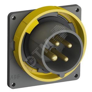 Вилка с прямым фланцем Easy&Safe 316EBU4W,16A,3P+E,IP67,4ч|2CMA101262R1000| ABB - фото 2