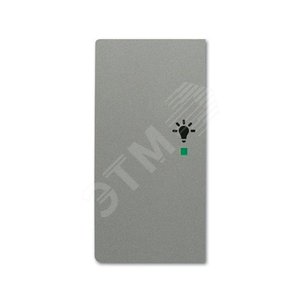 Клавиша двойная левая free@home, освещение, future, цвет meteor/серый металлик|6220-0-0556| ABB