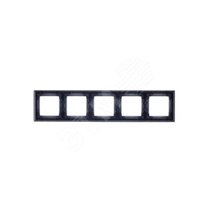 ABB Levit Серебро / дымчатый чёрный Рамка 5-ая | 3901H-A05050 70W | 2CHH015050A6070 | ABB - фото 5