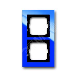 Рамка 2-постовая, серия axcent, цвет синий | 1754-0-4344  | 2CKA001754A4344 | ABB 2