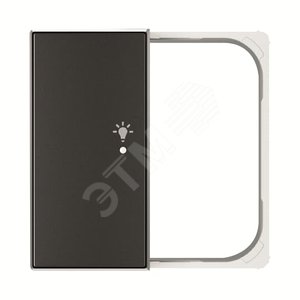 SRL-2-L-85NS Клавиша двойная левая free@home, SKY, освещение, черный бархат|2CLA852642A1501| ABB 2