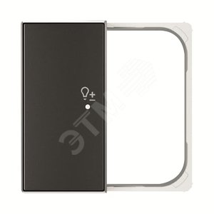 SRD-2-L-85NS Клавиша двойная левая free@home, SKY, светорегулятор, черный бархат|2CLA852641A1501| ABB 2